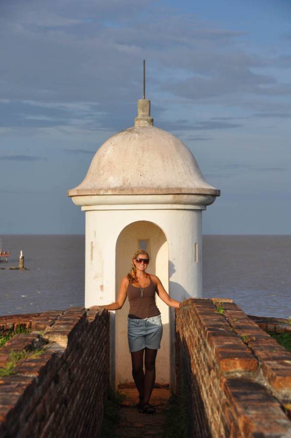 Fortaleza de São José, vigiando o Rio Amazonas, em Macapá - AP